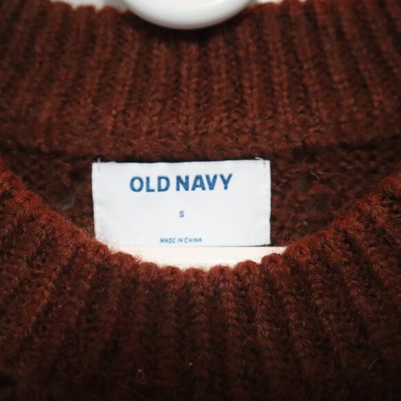Women's Old Navy Cozy Pointelle-Knit Crew-Neck Sweater - Picture 3 of 5